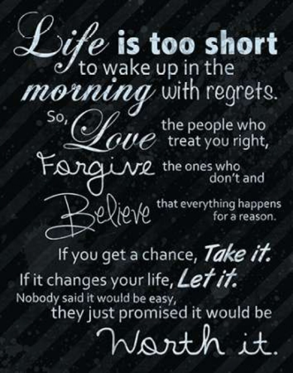 Life Is Short Blue Poster Print by Lauren Gibbons - Item # VARPDXGLRC008A1
